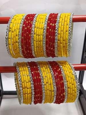 Suhagan Glass Bangle Set(Pack of 52)
