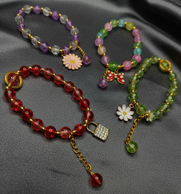 Mohmit Mart Crystal Charm Bracelet