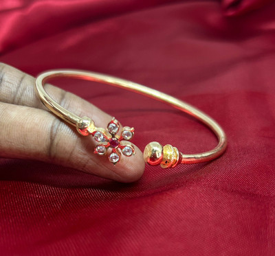 Impon Alloy Cubic Zirconia Gold-plated Bracelet