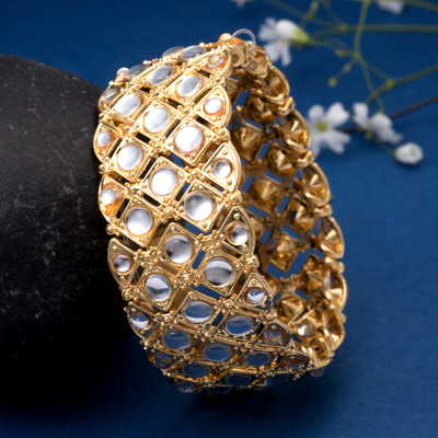 m d karat art Alloy Crystal Gold-plated Bracelet