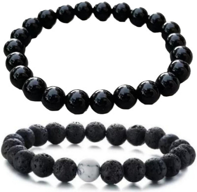 HouseOfCommon Brass, Stone, Crystal, Plastic, Alloy Bracelet(Pack of 2)