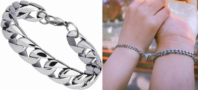 P R Production Brass Charm Bracelet(Pack of 2)