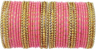 Jay Enterprises Glass Bangle Set(Pack of 38)