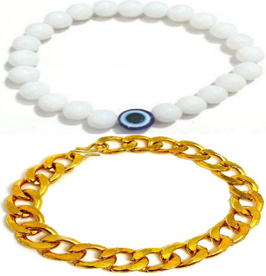 HouseOfCommon Metal, Crystal Bracelet(Pack of 2)