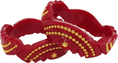 Shakha fashion Copper, Plastic Gold-plated Shakha Pola(Pack of 2)