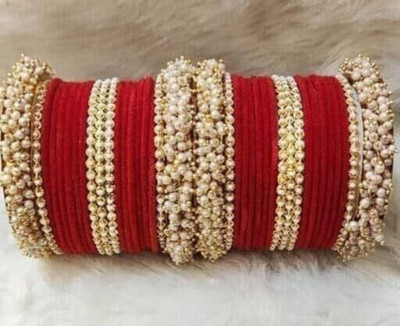 RKRENTERPRISES Metal Gold-plated Bangle Set