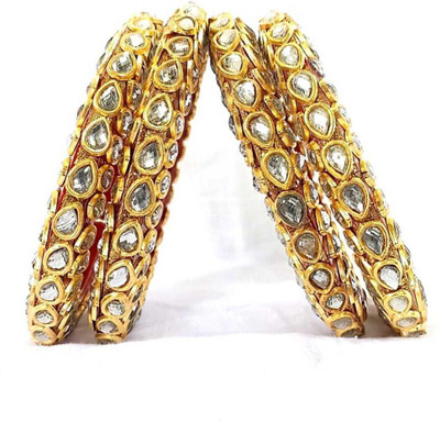 ARFA CREATION Shell Quartz Bangle Set(Pack of 4)