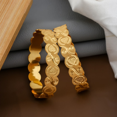 Aamrapali Brass Gold-plated Kada(Pack of 2)