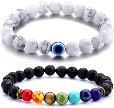 IKONKARR Stone, Evil Eye Bracelet(Pack of 2)