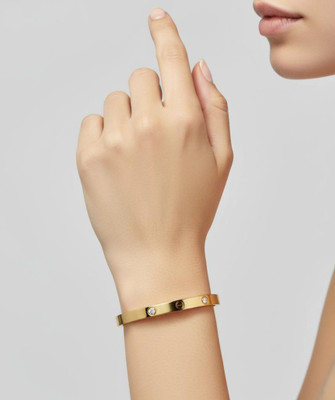 AJKER ANONNA Alloy Zircon Rhodium Bracelet