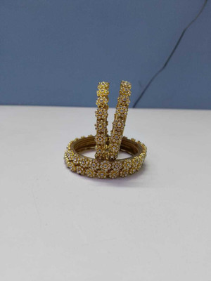 DivaEnterprise Alloy Gold-plated Bangle Set(Pack of 4)