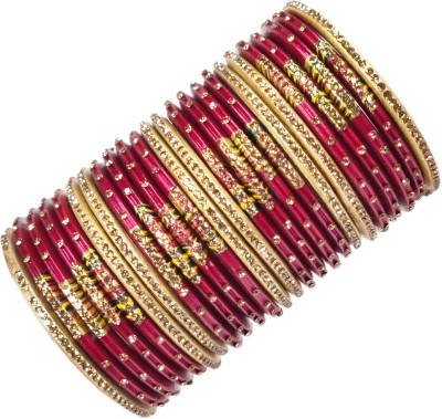 Anshi Creations Lac Bangle Set(Pack of 24)