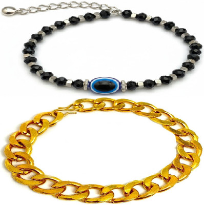 HouseOfCommon Metal, Alloy Bracelet(Pack of 2)