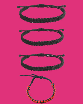 Dynamic Retail Global Dori Bangle Set(Pack of 4)