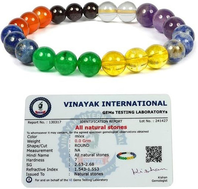 VIBESLE Crystal Beads Charm Bracelet