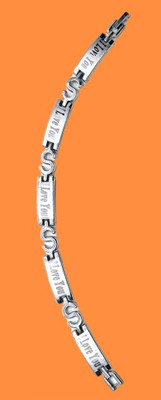 KINGSTYLEIMPEX Stainless Steel Sterling Silver Bracelet
