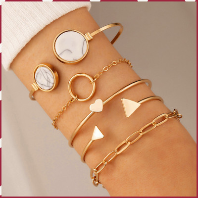 Vimich Alloy Gold-plated Cuff(Pack of 5)