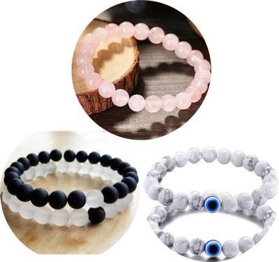 HouseOfCommon Crystal Crystal Bracelet Set(Pack of 3)