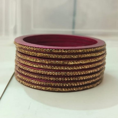 Navodha Creations Lac Bangle Set(Pack of 8)