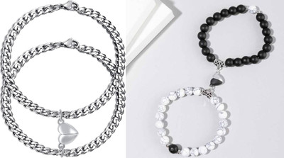 P R Production Brass Charm Bracelet(Pack of 2)