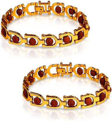 Utkarsh Rudraksha Bracelet Set(Pack of 2)