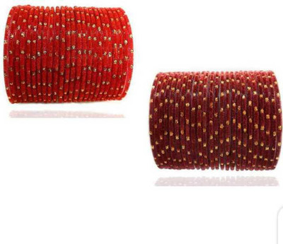 RADHA MOHAN EMPIRE Glass Bangle Set(Pack of 48)