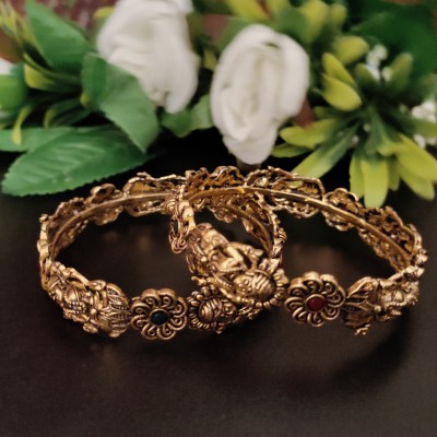 Nax Brass Gold-plated Bangle Set