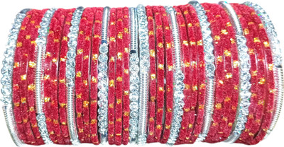 NEEKEY Glass Bangle Set(Pack of 34)