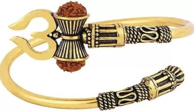 nagaana Brass, Rudraksha Beads Gold-plated Kada