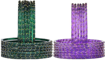 ARENTERPRISES Glass Bangle(Pack of 24)