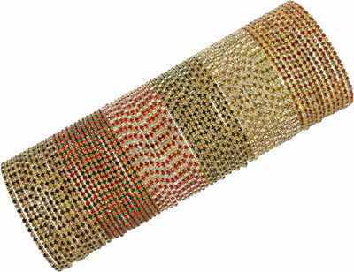 NMII Metal Zircon Gold-plated Bangle Set(Pack of 72)
