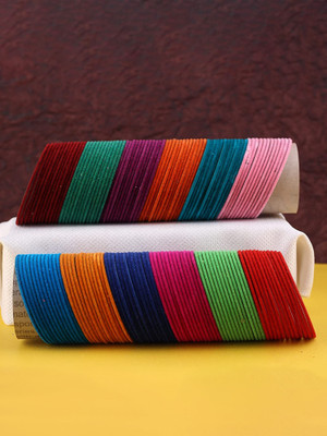 OURVIC Metal Bangle Set(Pack of 10)