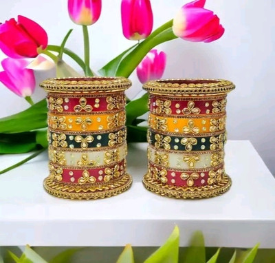 ZOHRINA Plastic Zircon Bangle Set(Pack of 26)