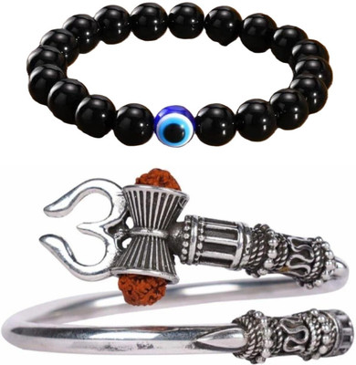 IKONKARR Brass, Stone, Evil Eye Bracelet(Pack of 2)