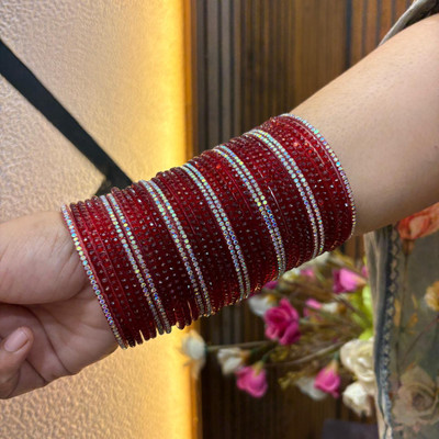 Kaab Glass Bangle Set(Pack of 36)