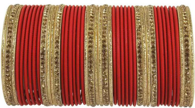DONERIA Metal Zircon Bangle Set(Pack of 144)