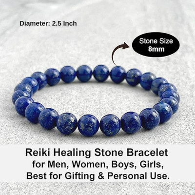 VIBESLE Lapiz Lazuli Beads Charm Bracelet