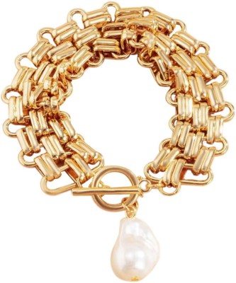 fabula Metal Pearl Gold-plated Bracelet