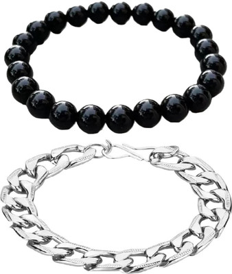 HouseOfCommon Brass, Stone, Crystal, Plastic, Alloy Bracelet(Pack of 2)