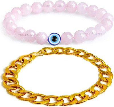 IKONKARR Metal, Crystal Bracelet(Pack of 2)