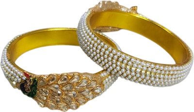 R SAURABH Metal Kada(Pack of 2)