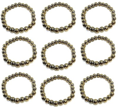 NSE Stone Beads Bracelet(Pack of 9)