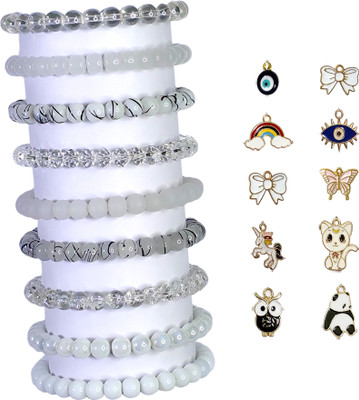REGLET Glass Charm Bracelet(Pack of 9)