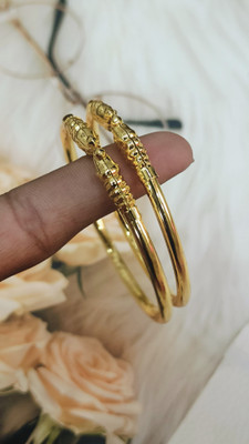 SHREE BALAGANAPATHI ENTERPRISES Brass Gold-plated Bangle Set(Pack of 2)