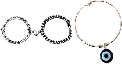 Spyroniix Reeal Treasuree Metal, Alloy Sterling Silver Bracelet(Pack of 4)