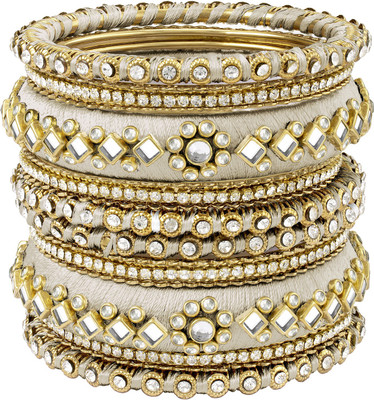 PEORA Dori Gold-plated Bangle Set(Pack of 10)