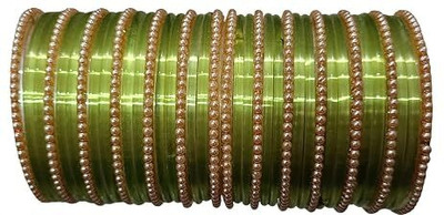 MADHAV ENTERPRISES Glass Bangle Set(Pack of 10)