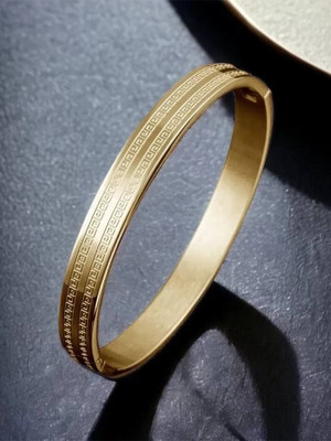 GORASH CREATION Stainless Steel Gold-plated Kada