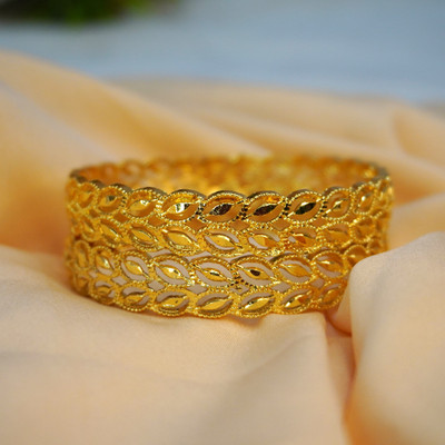 RITIRIWAAZ COLLECTION Alloy Gold-plated Bangle(Pack of 2)