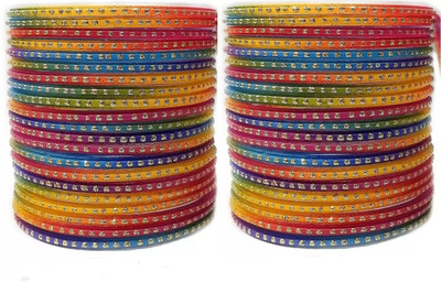 RADHA MOHAN EMPIRE Glass Bangle Set(Pack of 48)